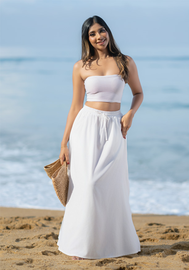 ZUZI WHITE SKIRT